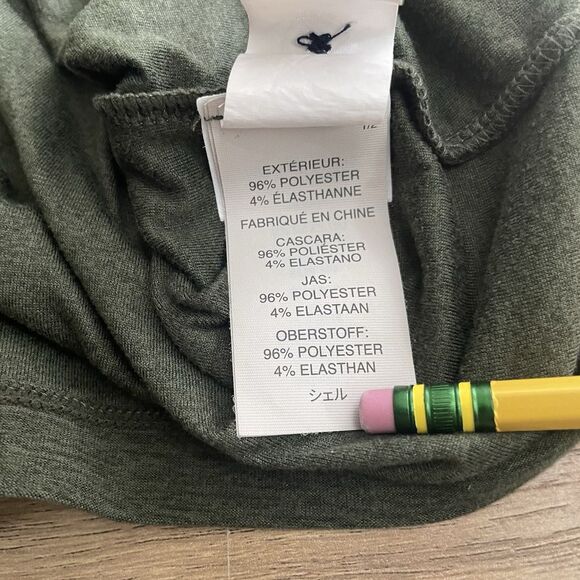 Vuori Strato Tech Performance Short Sleeve Polo Shirt Men XXL Heather Green EUC - Picture 5 of 8